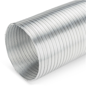 tubo flexible de aluminio diámetro de 130 mm 130 mm Tubo flexible de aluminio flexible de 2,60 m tubo de aluminio resistente al calor AF
