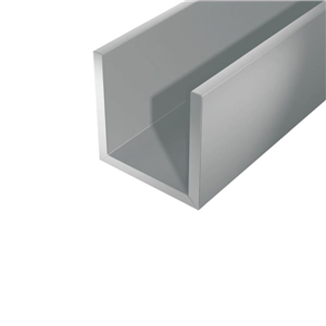 Perfil T aluminio blanco 15x15 260 cm