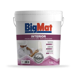 Pintura Plástica Interior 15L Blanca Mate