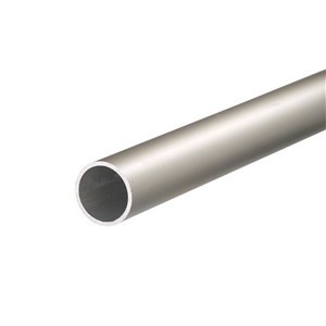 Tubo redondo aluminio plata Ø 12 mm 100 cm