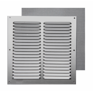 Rejilla de ventilación regulable (19 x 17 cm, Blanco, Aluminio)