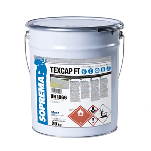 Pintura impermeabilizante Texcap FT transparente 5 kg