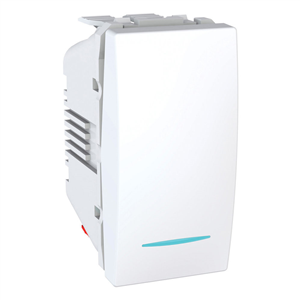 Conmutador Unipolar Con Piloto De Control NIESSEN 8102.5 Serie SKY